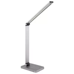   Platinet Desk Lamp 10W Aluminium Wireless Charging 3-Step dimming 5-Step Silver