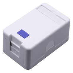   Nestron Keystone fali aljzat, felületre szerelhető; 1 portos; árnyékolatlan; 90°/180° keystone kompatibilis