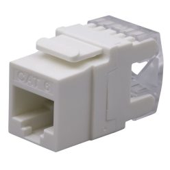   Nestron Keystone UTP csatlakozó; Cat6; 180°; dual IDC (Krone/110)