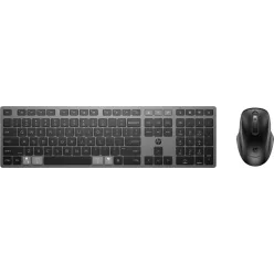   HP 720 Multi-Device Rechargeable Wireless Bluetooth Keyboard Combo HU Black