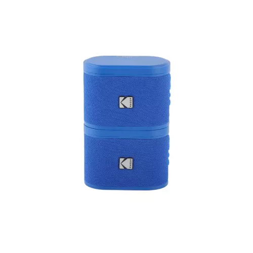 Kodak BRIXBL2 Soundbrix Mini Bluetooth Coloured Portable Two Speakers Blue