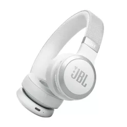   JBL Live 670NC Bluetooth Over-Ear Noise-Cancelling Headset White