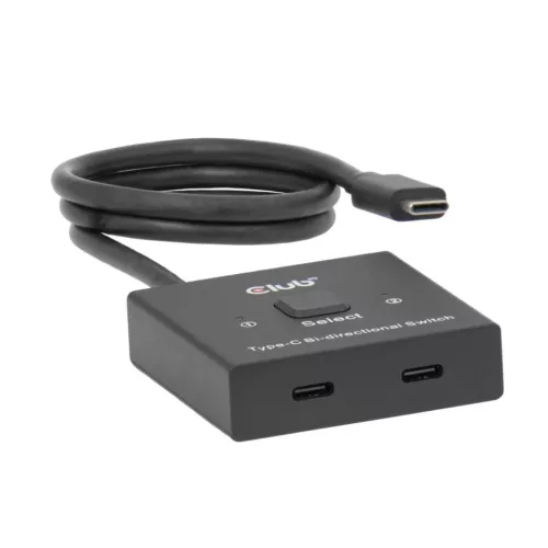 Club3D USB-C Bi-Directional Video + Data + PD Switch