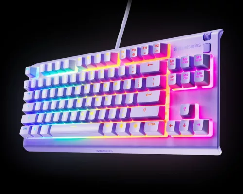 Steelseries Apex 3 TKL Gaming Keyboard Lavender UK