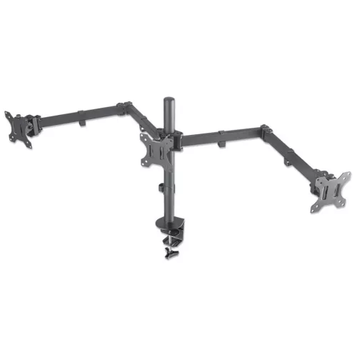 Manhattan LCD Monitor Mount with Center Mount and Double-Link Swing Arms