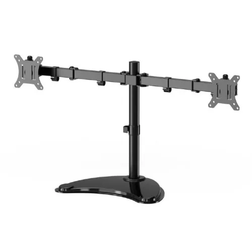 Gembird Dual monitor desk stand 13”-32” Black