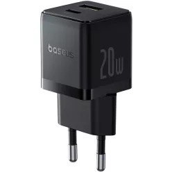 Baseus Palm USB-A/C Adapter 20W Black