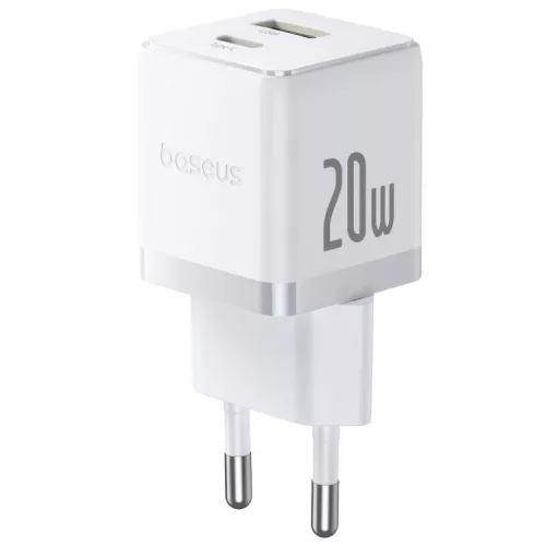 Baseus Palm USB-A/C Adapter 20W White