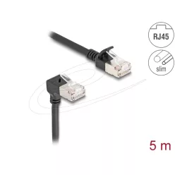 DeLock CAT6A S-FTP Patch Cable 5m Black