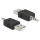 DeLock USB to Stereo Jack 3.5 mm Adapter for iPod Shuffle Black
