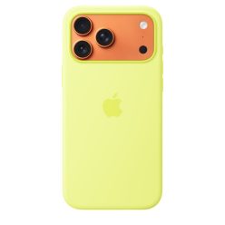   Apple iPhone 17 Pro Max Silicone Case with MagSafe Neon Yellow