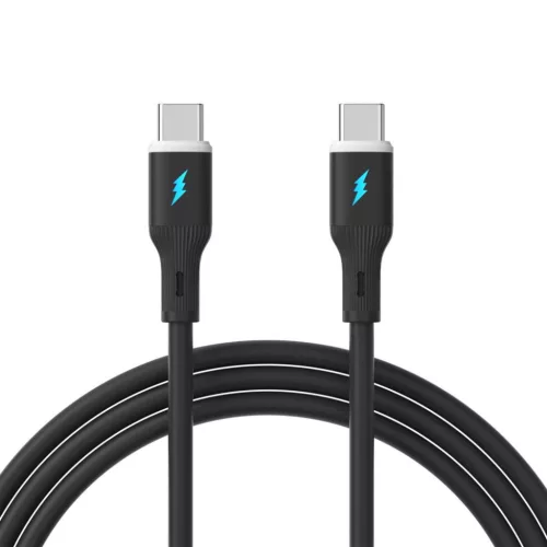 Akyga AK-USB-67 USB-C to USB-C 60W Cable 1m Black