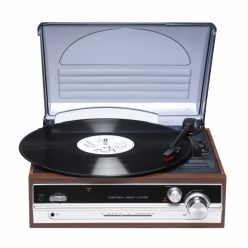   Denver VPR-190MK3 Retro turntable with radio & built-in speakers