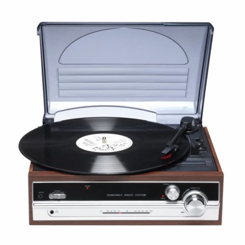 Denver VPR-190MK3 Retro turntable with radio & built-in speakers