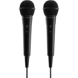 Hama Karaoke Microphone Set Black