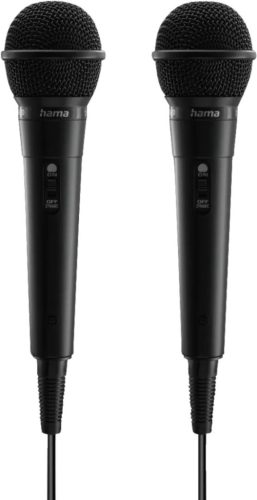 Hama Karaoke Microphone Set Black