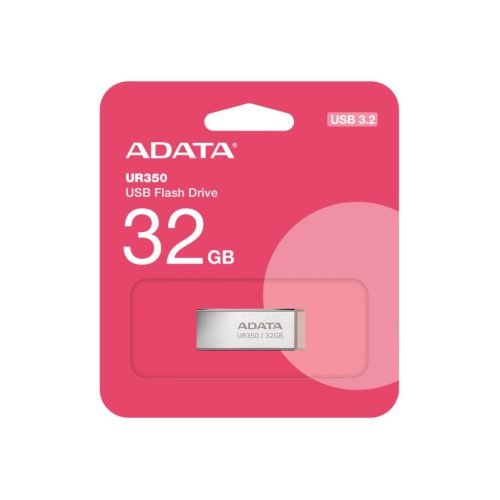 A-Data 32GB UR350 USB3.2 Silver/Brown