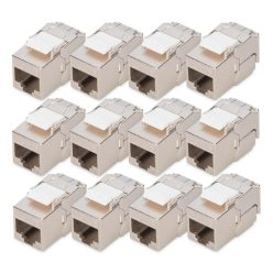 Digitus CAT 6A Keystone Jack, shielded,Re-embedded 12pc