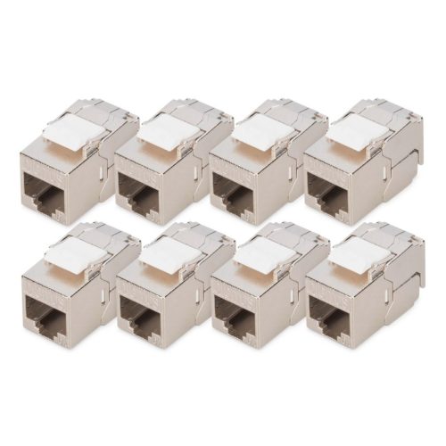 Digitus CAT 6A Keystone Jack, shielded,Re-embedded 8pc