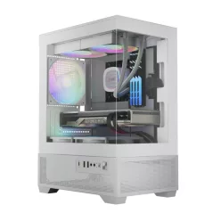 Gamdias Aura GC9M ELITE ARGB Tempered Glass White