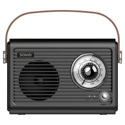 Savio RS-01 Portable radio Black