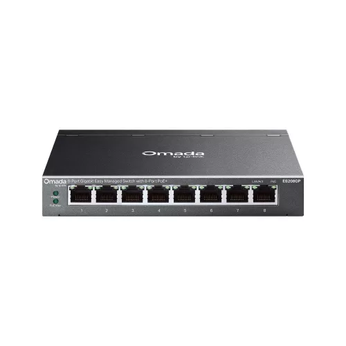TP-Link ES208GP Omada 8-Port Gigabit Easy Managed Switch with 8-Port PoE+