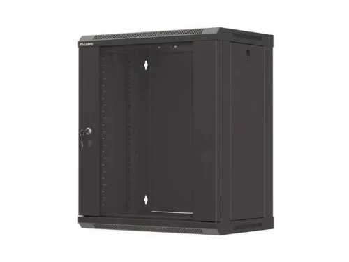 Lanberg 19" 12U Falra szerelhető Rackszekrény Black