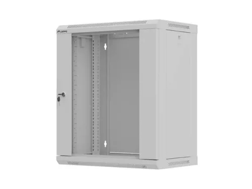 Lanberg 19" 12U Falra szerelhető Rackszekrény Grey