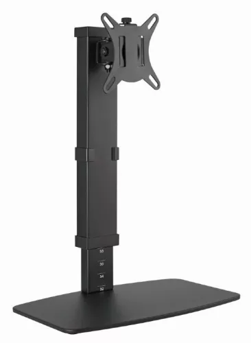 Gembird MS-D1ST-02 Height adjustable full-motion monitor desk stand 17"-32" Black