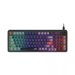 Msi FORGE GK110 Gaming Keyboard Black HU