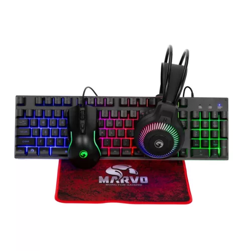 Marvo Loot 30 Gaming Keyboard Combo Black UK