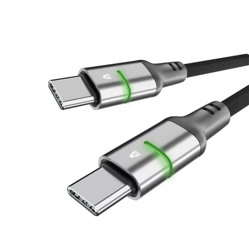 Avax CB633 STEELY LED USB-C 2m Black