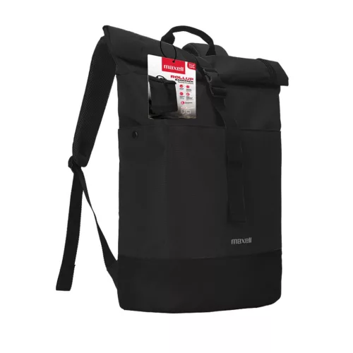 Maxell BX-350 Rollup Notebook Backpack 16" Black