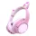 PowerLocus Bobo Ears Kids Bluetooth Headset Pink