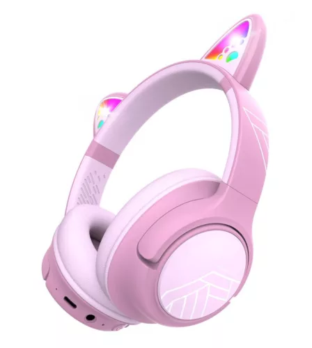 PowerLocus Bobo Ears Kids Bluetooth Headset Pink