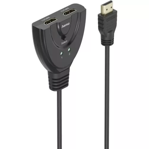 Hama HDMI to 2xHDMI Switch Adapter Black