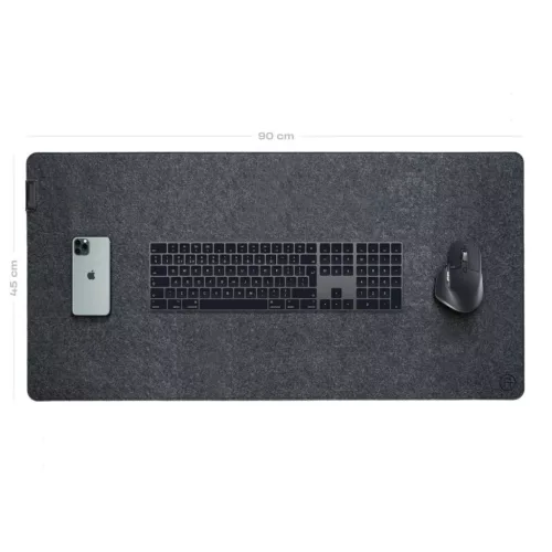 ARTIMO Desk Mat - Prémium filc Egérpad Grey