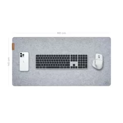 ARTIMO Desk Mat - Prémium filc Egérpad Grey