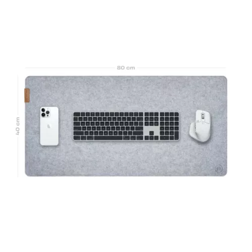 ARTIMO Desk Mat - Prémium filc Egérpad Grey