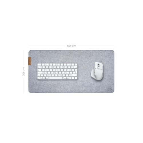 ARTIMO Desk Mat - Prémium filc Egérpad Grey