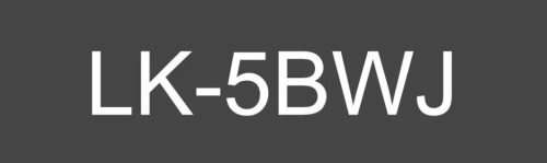 Epson LK-5BWJ címkeszalag (18mm) White on Matte Black - 8m