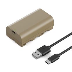   K&F Concept K&F Concep NP-F550 akkumulátor 3500mAh USB-C csatlakozóval