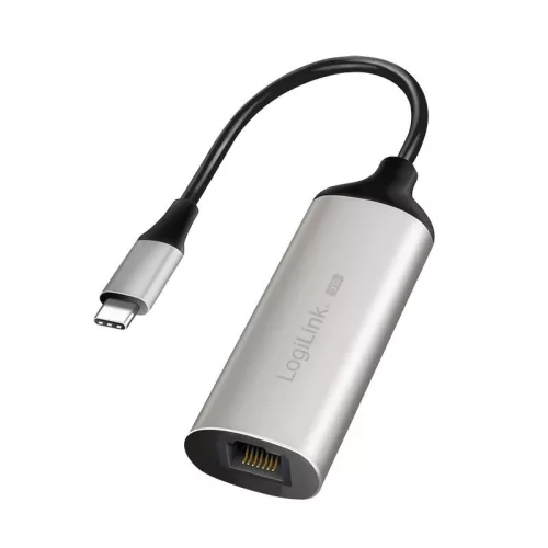 Logilink USB-C/M 3.2 Gen 1 to RJ45/F 5G Gigabit Ethernet Adapter Aluminium