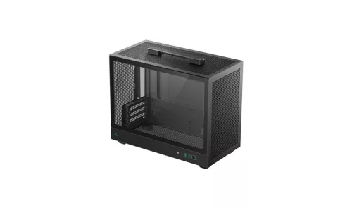 DeepCool CH160 Plus Tempered Glass Black