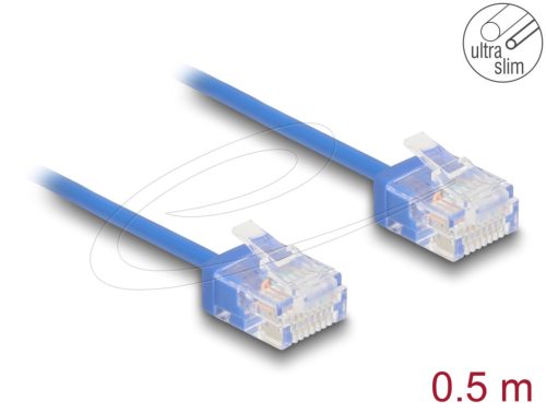 DeLock CAT6 U-UTP Patch Cable 0,5m Blue