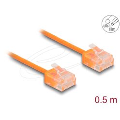 DeLock CAT6 U-UTP Patch Cable 0,5m Orange