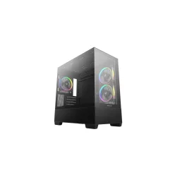 DeepCool CG380 3F Tempered Glass Black
