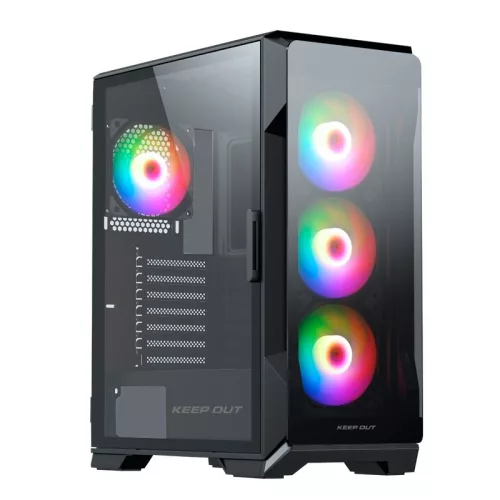 Keep Out XC-901 PRO Tempered Glass Black