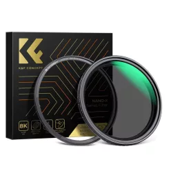   K&F Concept mágneses adapter + NANO-X vario ND2-32, lepergető, karcálló, + tok, 67mm