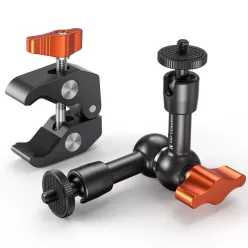   K&F Concept MS31 magic arm, 15cm + super clamp, satu, 15-55mm